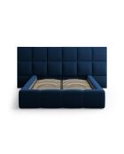 Kommode mit Samtkopfteil Double Isa königsblau - 230x200x125cm