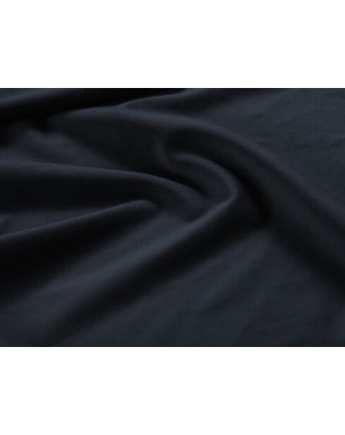 Kofferbed met donkerblauw hoofdbord van zuringfluweel - 220x220x100cm