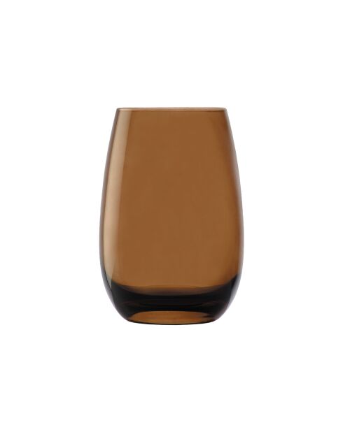 6 Elemente durchsichtige braune Tassen - 46Cl