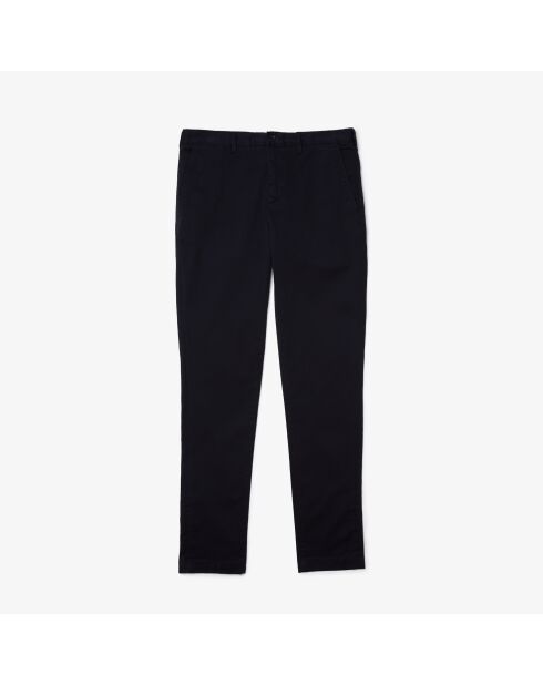 Slim-Fit-Chinohose aus beschädigter Stretchbaumwolle