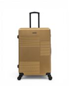 Set van 3 grote koffers, weekend en cabine Livia 77/67/57 cm donkerbeige