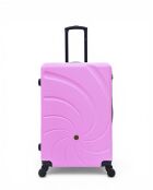 Set van 3 - Serena 77/67/57 cm roze grote koffers, weekend en cabine