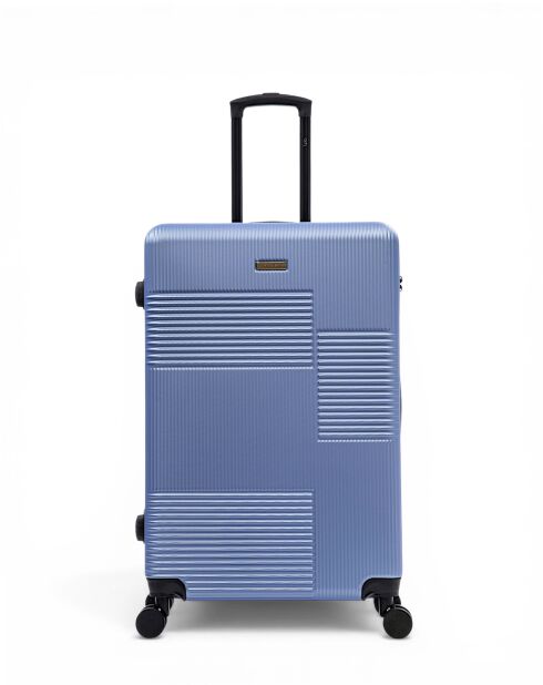 Set van 3 grote koffers, weekend en cabine Livia 77/67/57 cm blauw