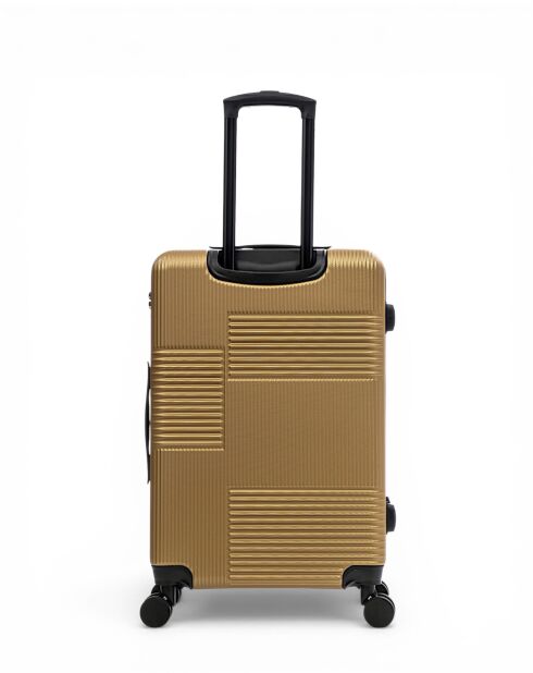 Livia koffer M 67 cm donkerbeige