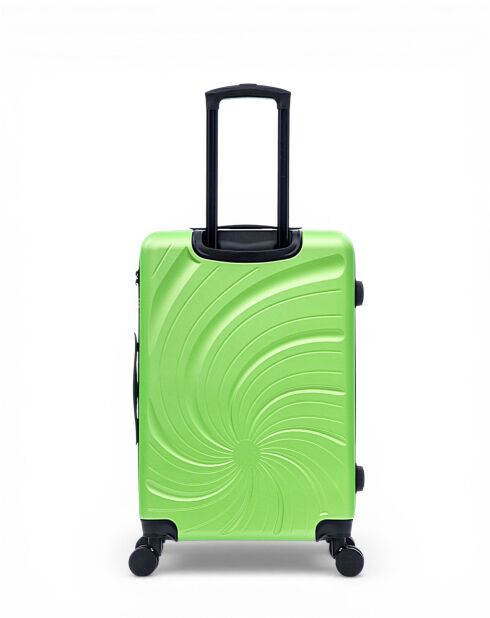 Set van 2 grote koffers en cabine Serena 77/57 cm groen