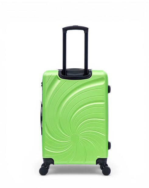 Set van 2 Serena 67/57 cm groene weekend- en hutkoffers