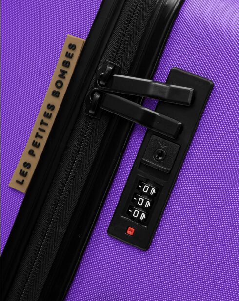 Set mit 2 großen Koffern und Kabine Serena 77/57 cm lila