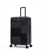 3er-Set — Livia 77/66/57 cm, schwarz, groß, Wochenend- und Handgepäckkoffer