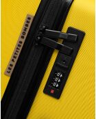 Set mit 2 gelben Wochenend- und Kabinenkoffern Serena 67/57 cm