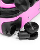Set van 2 roze weekend- en hutkoffers Serena 67/57 cm