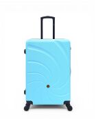 Set aus 2 großen Koffern und Kabine Serena 77/57 cm himmelblau