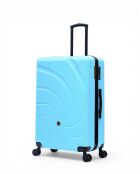 Set van 3 - Serena 77/67/57 cm hemelsblauwe grote koffers, weekend en cabine