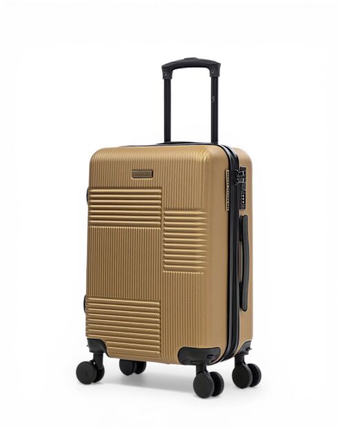 Koffer S Livia 57 cm donkerbeige