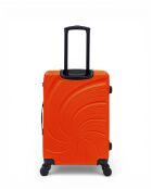 Set mit 2 großen Koffern und Kabine Serena 77/57 cm orange