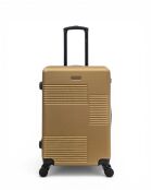 2er-Set Livia Wochenend- und Handgepäckkoffer 67/57 cm dunkelbeige