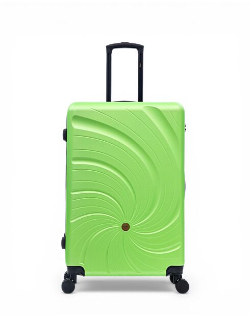 Set van 3 - Serena 77/67/57 cm groene grote koffers voor in het weekend en in de cabine