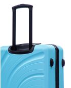 Set van 2 grote koffers en weekend Serena 77/67 cm hemelsblauw