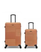 Set mit 2 großen Koffern und Kabine Livia 77/57 cm orange