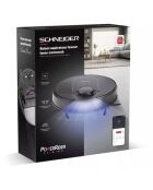 Robot aspirateur laser connecte modèle SCVC23LVIB noir - 35 x 35 x 9.7 cm