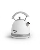 Bouilloire sans fil 1,7 L Vintage Kht art modèle SCKE17KTECW blanche - 16 x 25 x 23.5 cm