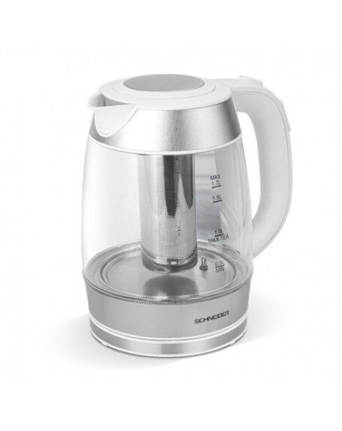 Bouilloire theiere 5 programmes modèle SCKE236TP gris - 24.4 x 23 x 18.6 cm