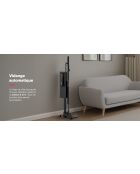 Aspirador de barra con estación de vaciado modelo Station Vega gris