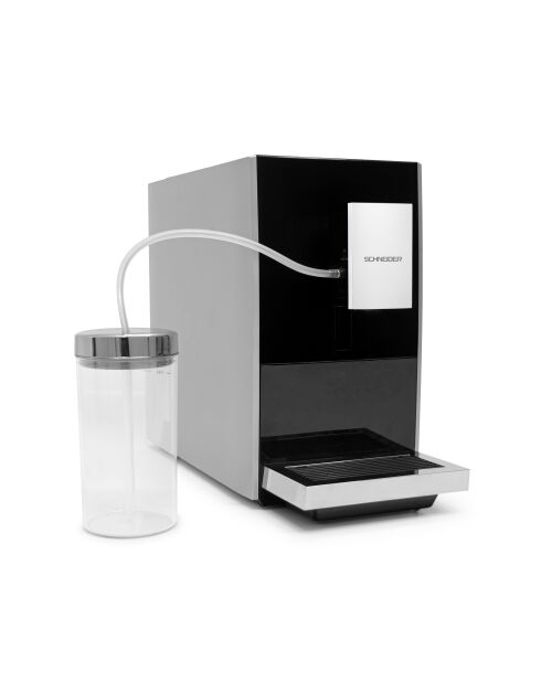 Machine à cafe automatique avec broyeur modèle Lumière arabica argentée