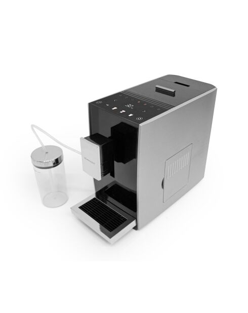 Machine à cafe automatique avec broyeur modèle Lumière arabica argentée