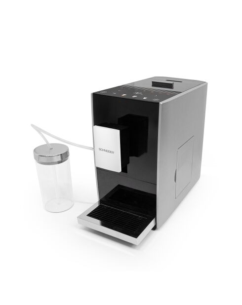 Machine à cafe automatique avec broyeur modèle Lumière arabica argentée