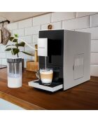 Machine à cafe automatique avec broyeur modèle Lumière arabica argentée