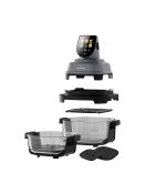 Friteuse à air panoramique avec bolsen verre modèle Crispi or gris