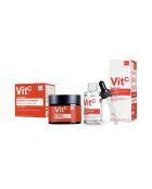 Kit dúo de humectantes antienvejecimiento con vitamina C y sérum facial avanzado