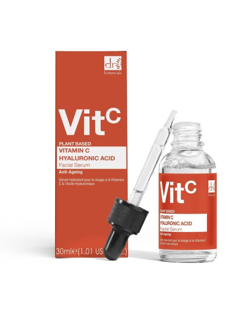 Kit dúo de crema hidratante y sérum facial antienvejecimiento con vitamina C
