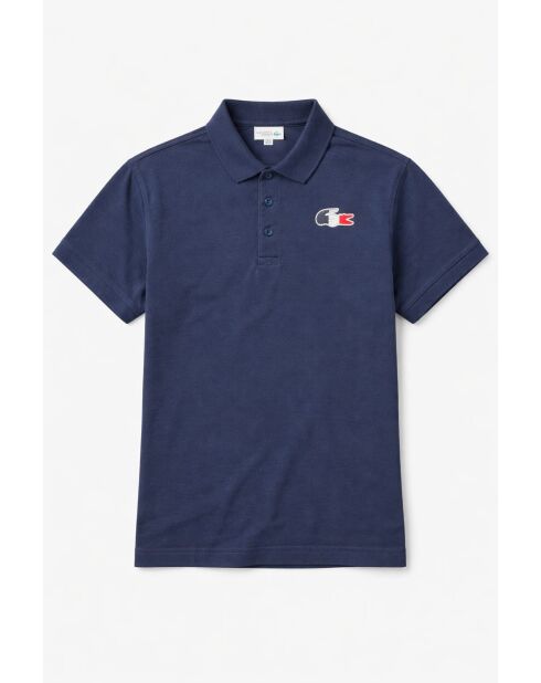 Polo MC de algodón azul marino