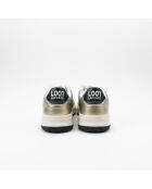 Klassieke sneakers 48SFA0069 gebroken wit/zilver