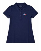 Polo MC en coton marine