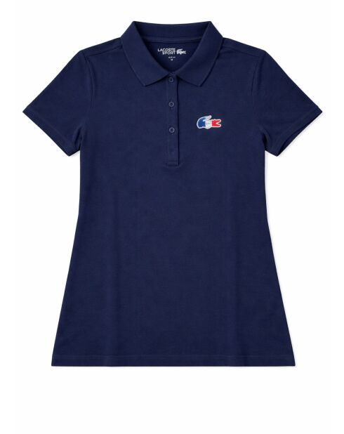 Polo MC en coton marine