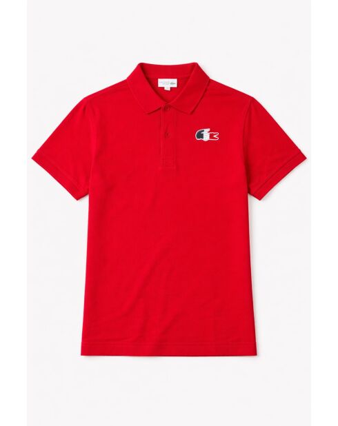 Polo MC rossa in cotone