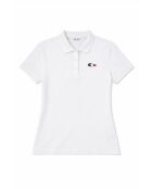 Polo MC en coton blanc