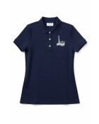 Polo MC en coton marine