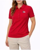 Polo MC en coton rouge