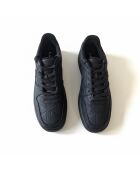 49SFA0058 zwarte klassieke leren sneakers