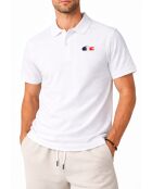 Polo MC en coton blanc