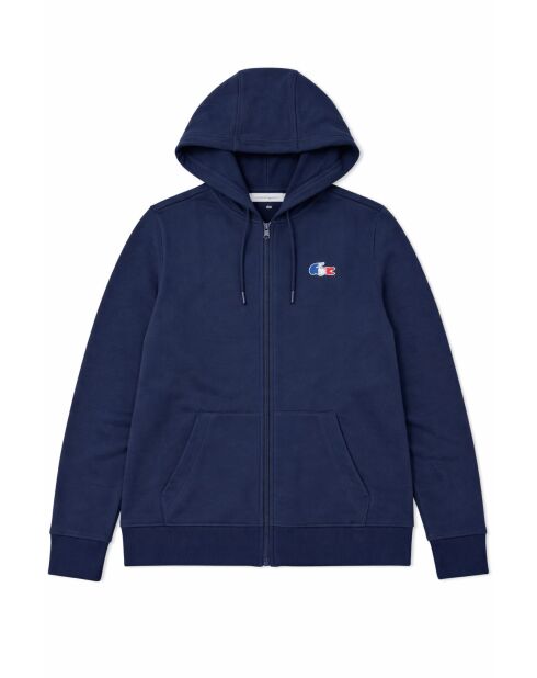 Donkerblauwe sweater van katoen