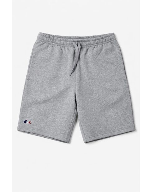 Pantalones cortos de algodón plateado jaspeado