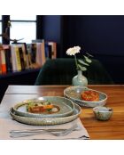 Lot 6 coupelles sigma 7cm en porcelaine vertes - 7,5cl