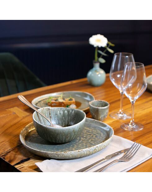 Lot de 6 coupelles Sigma en porcelaine vertes – 57,5 cl