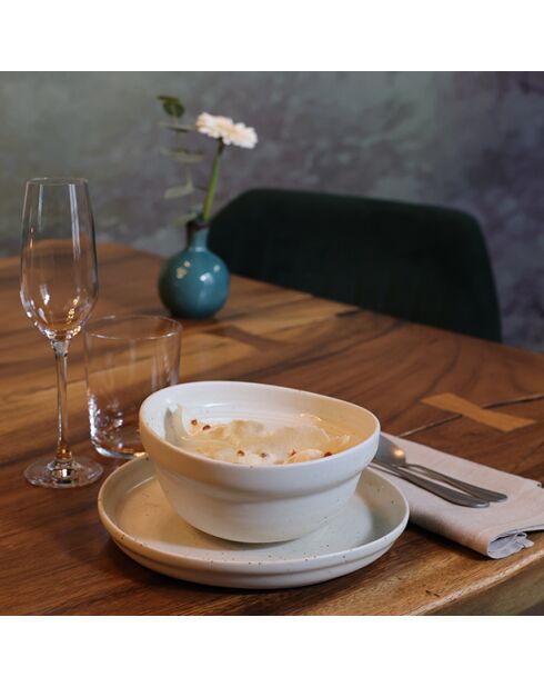 Lot 6 coupelles ora 15.5cm en porcelaine beiges - 57,5cl