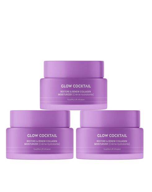 3 x Soin hydratant régénérant et régénérant au collagène - 50 ml