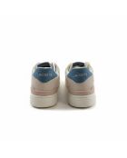 49SFA0029 klassieke sneakers in gebroken wit/blauw